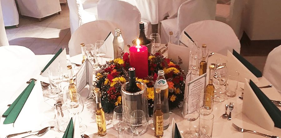 Geburtstagsfeier mit Champagner