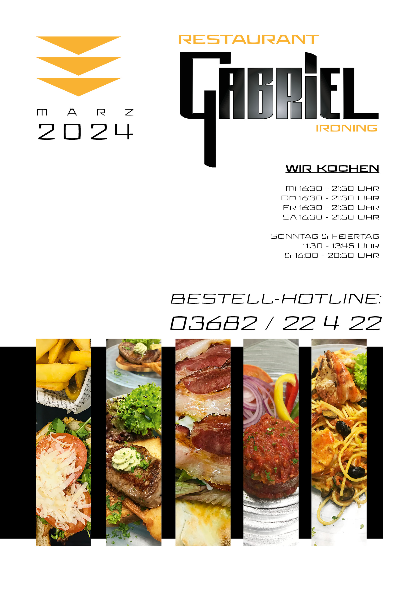 Speisekarte Restaurant Gabriel Irdning