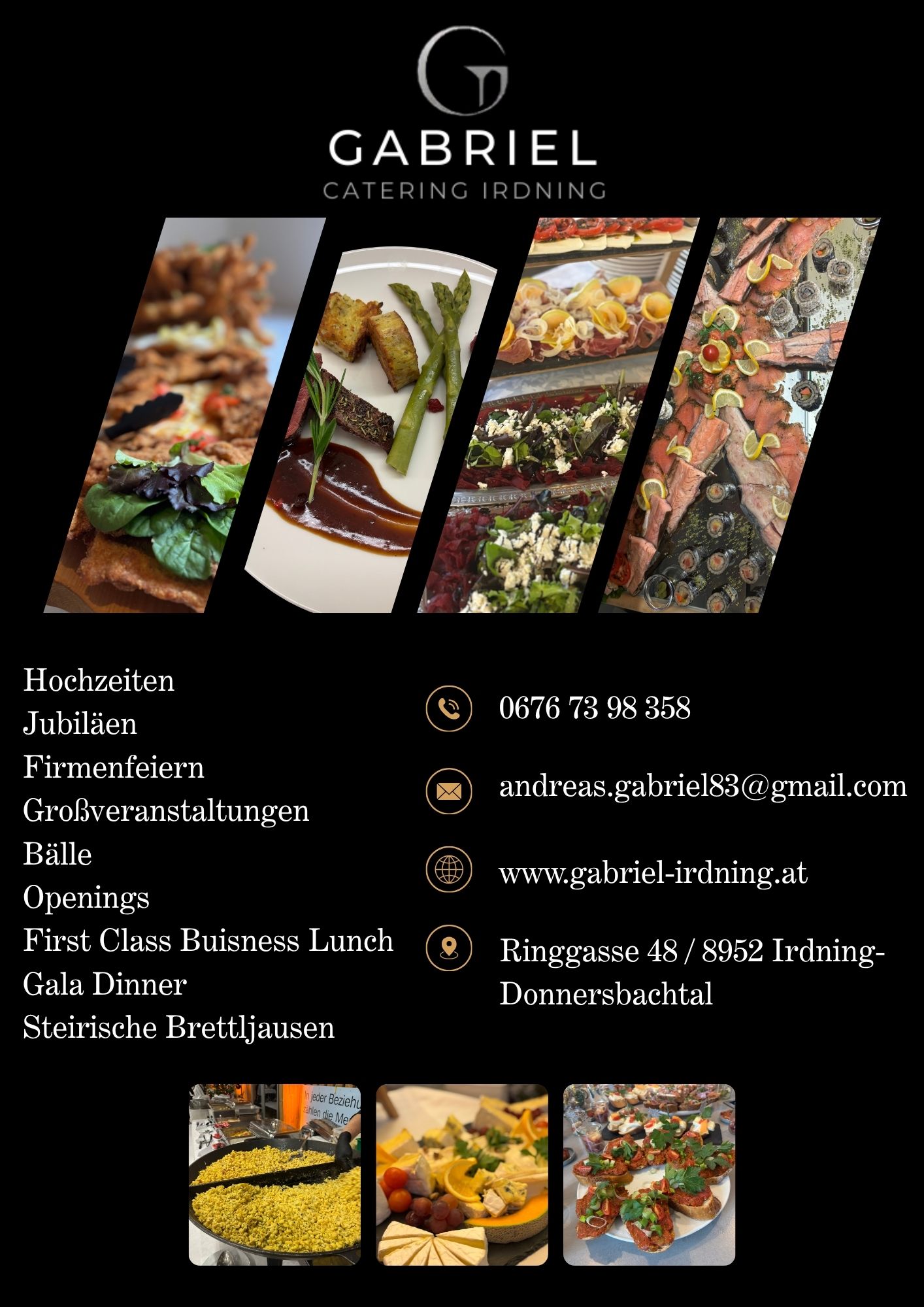 Speisekarte Restaurant Gabriel Irdning