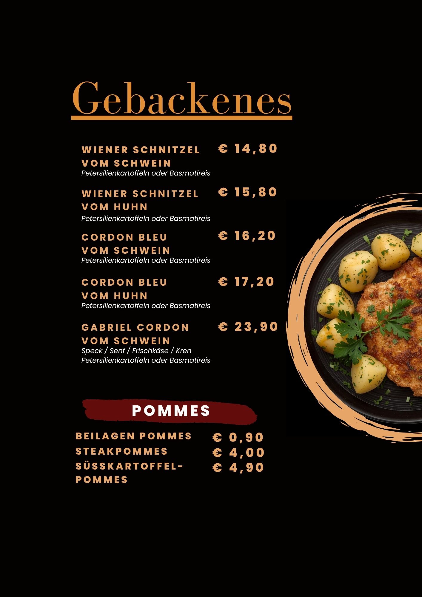 Speisekarte Restaurant Gabriel Irdning